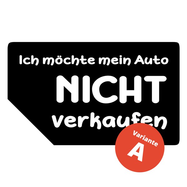 Nix verkaufen, nix Karte, Meins!  Auto aufkleber, Aufkleber, Sticker fürs  auto