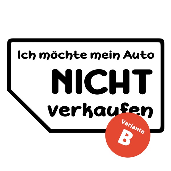 Nix verkaufen, nix Karte, Meins!  Auto aufkleber, Aufkleber, Sticker fürs  auto